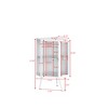 VYNXARIA Modern White Corner Storage Cabinet - 4 of 4