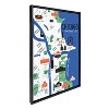 23" x 33" Sylvie Chicago Illustration by Stacie Bloomfield Framed Wall Canvas Black - Kate & Laurel All Things Decor - 2 of 4
