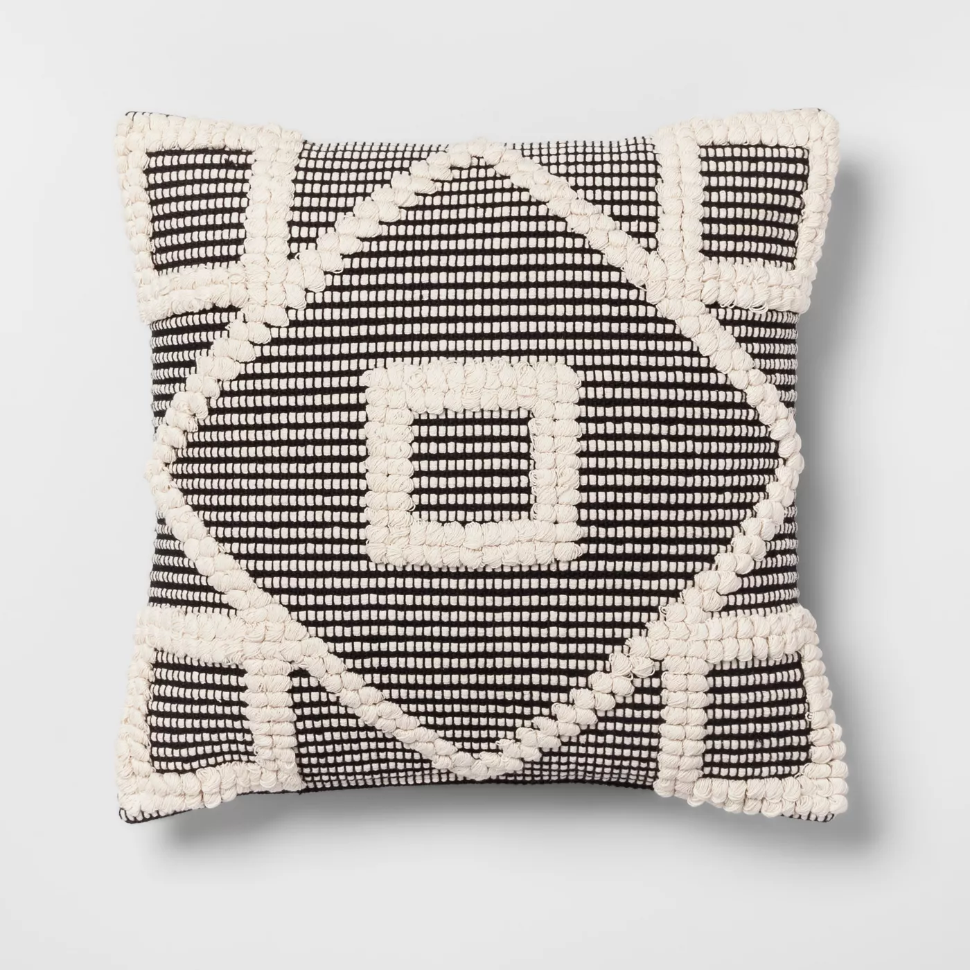 Diamond Throw Pillow Black - Opalhouseâ„¢ - image 1 of 10