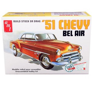 Skill 2 Model Kit 1951 Chevrolet Bel Air 2-in-1 Kit "Retro Deluxe Edition" 1/25 Scale Model by AMT - 1 of 4