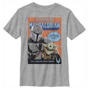 Boy's Star Wars The Mandalorian The Legend Continues T-Shirt - 1 of 4