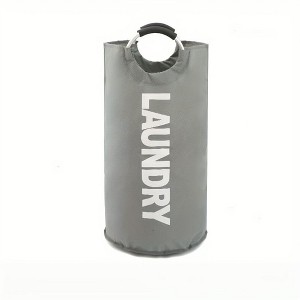 Tramull 1-Gallon Waterproof Fabric Laundry Basket, Foldable Storage Bin with Handles for Home Organization - 1 of 4