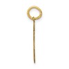 Black Bow Jewelry 14k Yellow Gold, Jersey Collection, Small Number 65 Pendant - 2 of 4