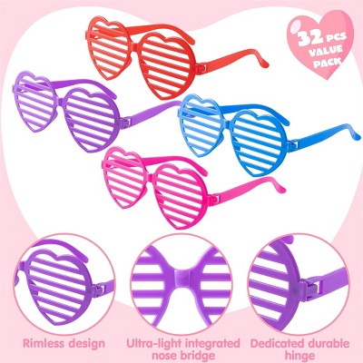 Joyin 32pcs Shade Glasses Valentines Day Cards For Kids-classroom