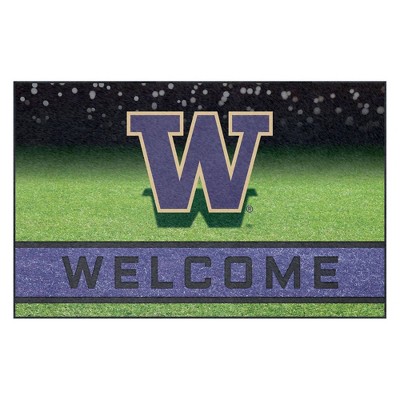 NCAA Washington Huskies Crumb Rubber Door Mat 18"x30"