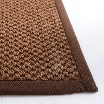 Chocolate Brown 5'x8' Hand-Knotted Wool Area Rug