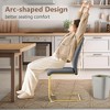 Dining Chairs Set of 4, Minimalist Modern Upholstered Chair with Metal Legs, Ideal for Home, Office, Kitchen, or Dining Room - 4 of 4