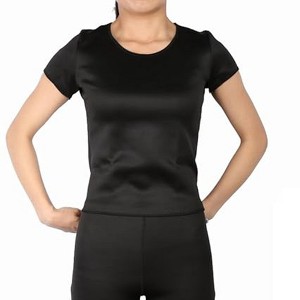 Women’s Fashionable Neoprene Shapewear Set – Slimming Body Shaper for Waist, Tummy, and Thigh Control – Sweat Enhancing & Comfortable Fit (Set of 2) - 1 of 4