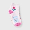 Girls' 6pk 'Tulip' Super Soft Ankle Socks - Cat & Jack™ - 2 of 3