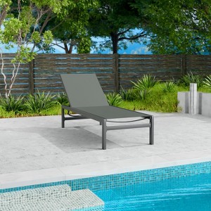 Kozyard Outdoor Chaise Lounge Set, Aluminum Patio Lounger Chairs for Poolside, Beach, and Garden - 1 of 4