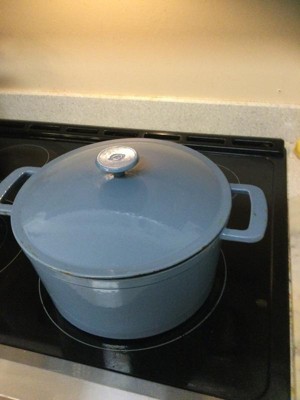 6 Enameled Cast Iron Skillet Light Gray - Figmint™