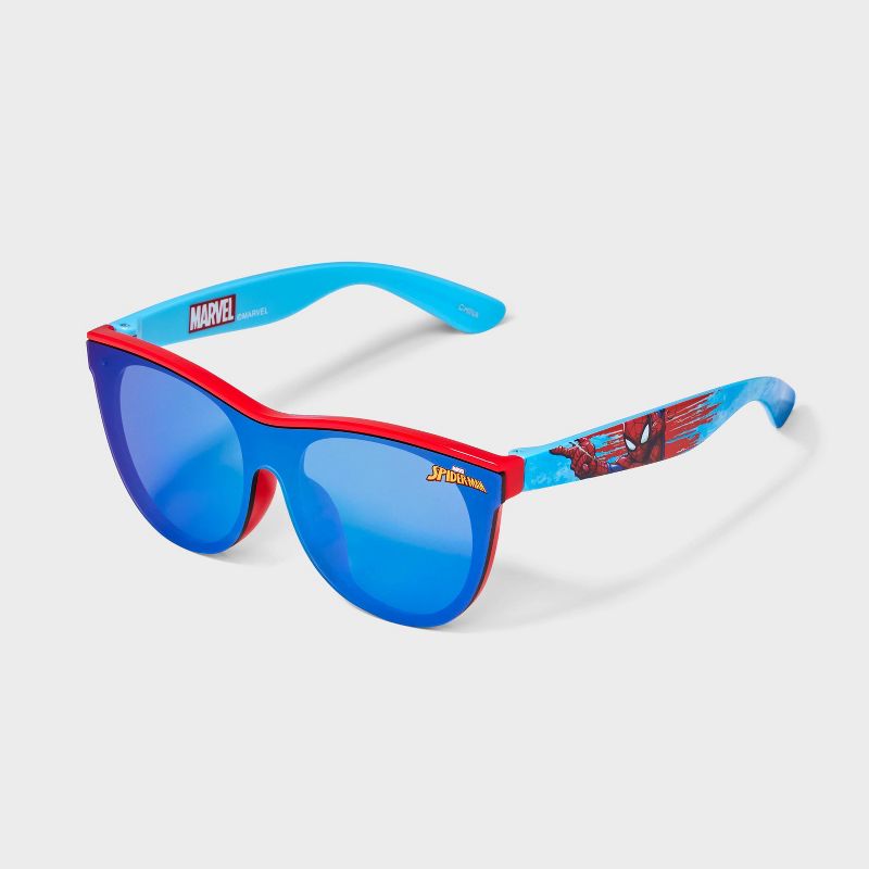 Boys&#39; Spider-Man Shield Sunglasses - Blue, 3 of 4