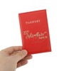 Unique Bargains Letters Design Passport Holder 1 Pc - 3 of 4