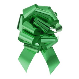 Unique Bargains Metallic Large Pull Bow Gift Wrapping Ribbon for Wedding 10 Pcs - 1 of 4