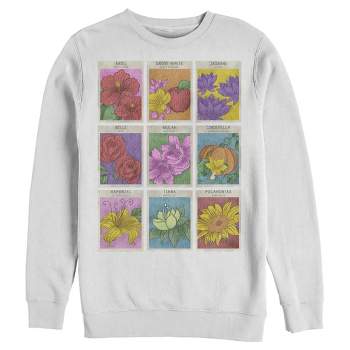 Men's Disney Princess Flower Seeds Sweatshirt