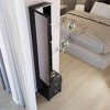 Full Length Mirror Cabinet with Storage, 63" Standing Mirror Cabinet with 2 Drawers, Makeup Storage Organizer Nightstand for Bedroom Bathroom - 4 of 4