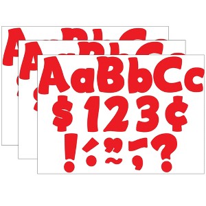 Teacher Created Resources® Red Funtastic 4" Letters Combo Pack, 208 Per Pack, 3 Packs - 1 of 2