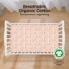 KeaBabies 2pk Soothe Fitted Crib Sheets Neutral, Organic Baby Crib Sheets, Fits Standard Nursery Baby Mattress - 2 of 4
