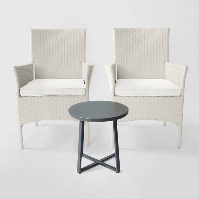 latigo rattan patio chat set