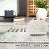 Area Rug Geometric Checkered Accent Rugs for Living Room, Bedroom, Non-Slip Low Pile Modern Abstract Rug - 4 of 4