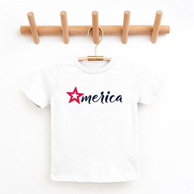 The Juniper Shop Merica Star Toddler Short Sleeve Tee