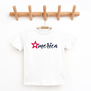 The Juniper Shop Merica Star Toddler Short Sleeve Tee - 1 of 2