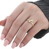 Pompeii3 1 Carat Forever Us 2 Stone Diamond Ring 10K Yellow Gold - 4 of 4