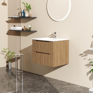 Dexmalle 24" Wall-Mount Bathroom Vanity Cabinet with Sink - 1 of 4