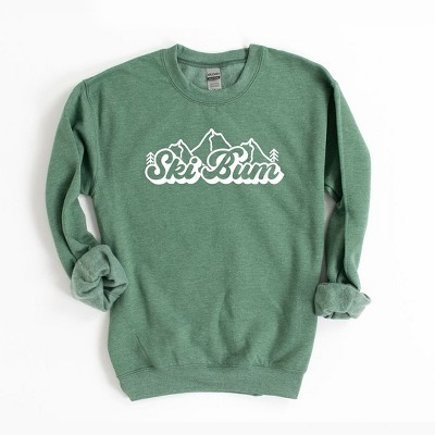 Simply Sage Market Women's Graphic Sweatshirt Ski Bum Mountains