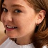 RS Pure by Ross-Simons 0.40 ct. t.w. Ruby Huggie Hoop Earrings in 14kt Yellow Gold - 3 of 4