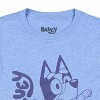 Seven Times Six Bluey Boys' Bluey Character Outline Design Short Sleeve T-Shirt Blue - 3 of 3