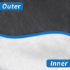 Unique Bargains Hood Windshield Cover for Regular Car Size l 210D Sino-Chemical Cotton 131.89" - 4 of 4