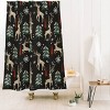 Deny Designs Marta Barragan Camarasa Deer In The Snowy Night Shower Curtain - 2 of 3