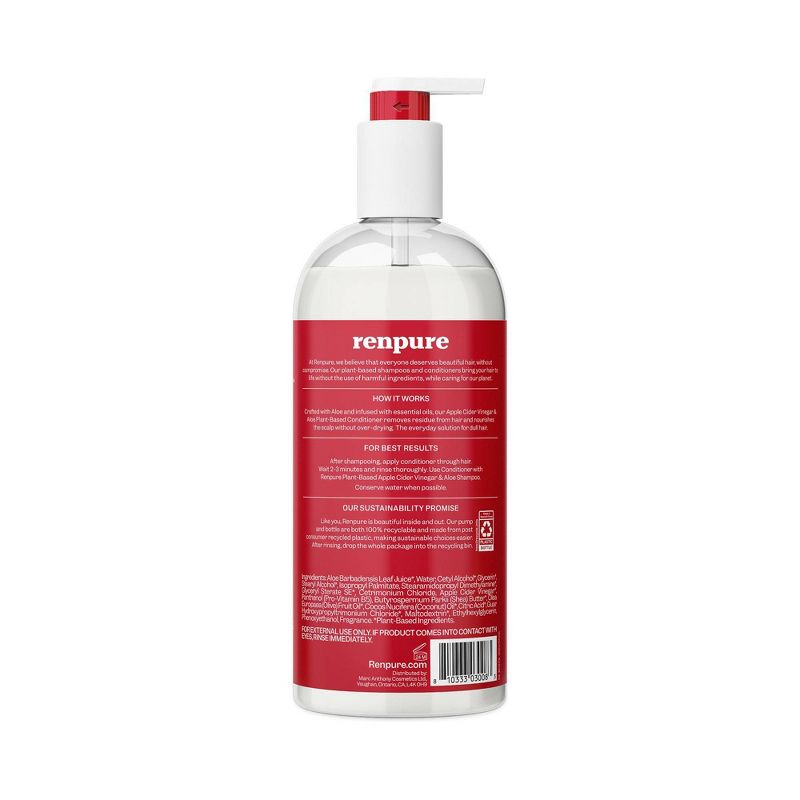 Renpure Apple Cider Vinegar Conditioner - 24 fl oz, 3 of 6