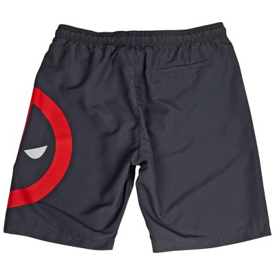 Deadpool Mens Marvel Comics Deadpool Symbol Board Shorts - 3XLarge (48-50) — фото 7