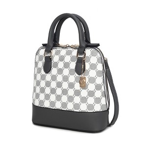 MKF Collection Marjorie Women’s Circular Print Satchel Bag by Mia K - 1 of 4