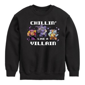 Boys' - Teenage Mutant Ninja Turtles - Chillin Like A Villain Graphic Long Sleeve Fleece Sweatshirt - 1 of 4