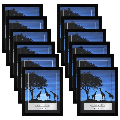 Picture Frame - Made Of Mdf / Lead Free Polished Glass Horizontal And  Vertical Formats For Wall And Tabletop - 8 X 10 Or 11 X 14 -  Americanflat : Target