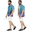 HAPPY BAY Men's Halloween Costumes Hawaiian Shirts Short Sleeve Button Down Shirt Mens Shirt Vacation Casual Summer Beach Shirts Funny - 4 of 4