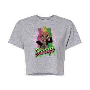 Women's - LOL Surprise! - Sways Spray Paint Cropped Graphic T-Shirt - 1 of 4