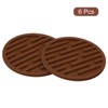 Unique Bargains Silicone Heat Resistant Non-Slip Restaurant Drink Coaster 6 Pcs - 3 of 4
