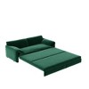 NicBex 66"/73" Pull-Out Sofa Bed with Side Storage,3-in-1 Convertible Velvet Couch Bed,Multi-Functional Queen Sleeper Sofa for Living Room,Bedroom - 2 of 4