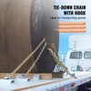 VEVOR G80 Transport Binder Chain, 5/16" x 14.2' Tow Chain with Clevis Grab Hooks, 4900 lbs Safe Working Load, Heavy Duty Trailer Logging Chain - 3 of 4