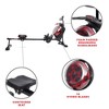 Sunny Health & Fitness Hydro Dual Resistance Smart Magnetic Water Rowing Machine - 4 of 4