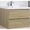 30" Wall-Mounted Bathroom Vanity with Resin Sink ââ‚?Floating Bathroom Cabinet with Soft-Close Hinges,Floating Vanity Cabinet - 3 of 4