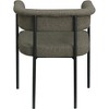 Meridian Furniture,Malin Boucle Fabric Dining Chair, Set of 2 - 4 of 4