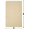 American Soft Linen Fluffy Foamed Turkish Bath Rug, 21x32" Bath Rugs for Bathroom, 100% Polyester Upper Fluffy Surface and Slip Resistant Bottom Base - 3 of 4