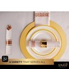 SparkSettings Plastic Silverware, 50 Pre Rolled Napkin and Cutlery Set - 3 of 4