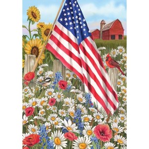 Briarwood Lane Garden Flag 12x18 For Outdoor America the Beautiful Summer For Summer Garden Flag Flags For Outside - 1 of 4