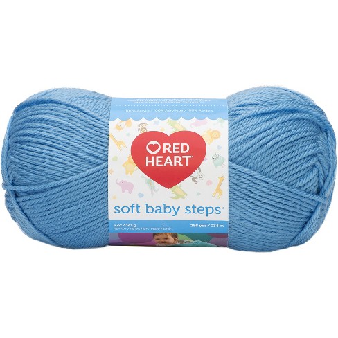 Red Heart Soft Baby Steps Yarn Deep Sky Target